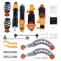 Coilovers Suspension & Rear Upper Camber Control Arm Kit For Honda Civic 12-15