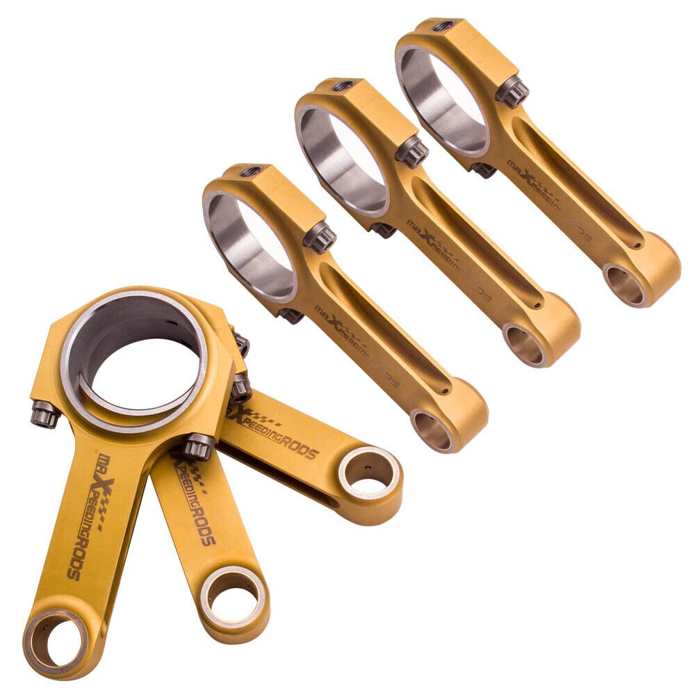 H Beam Titanizing Connecting Rods Conrod ARP For Porsche 911 Carrera 3 3.0L