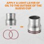 Injector Sleeve Cup Removal Tool & Install Kit for Caterpillar 3126B C7 C9