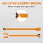 Pair Golden Adjustable Rear Lower Control Arms Camber for BMW E46 E36 316 95-05