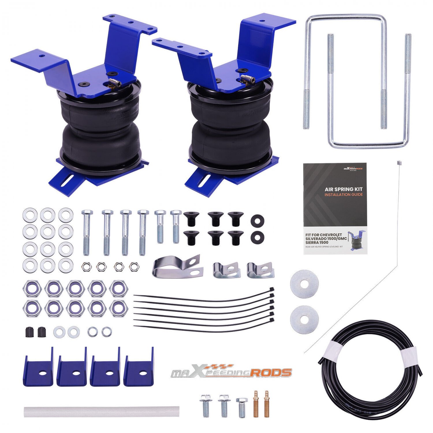 Air Spring Leveling Kit for GMC Sierra 1500 Short Bed  6' 6" 5' 9" 2007-2018