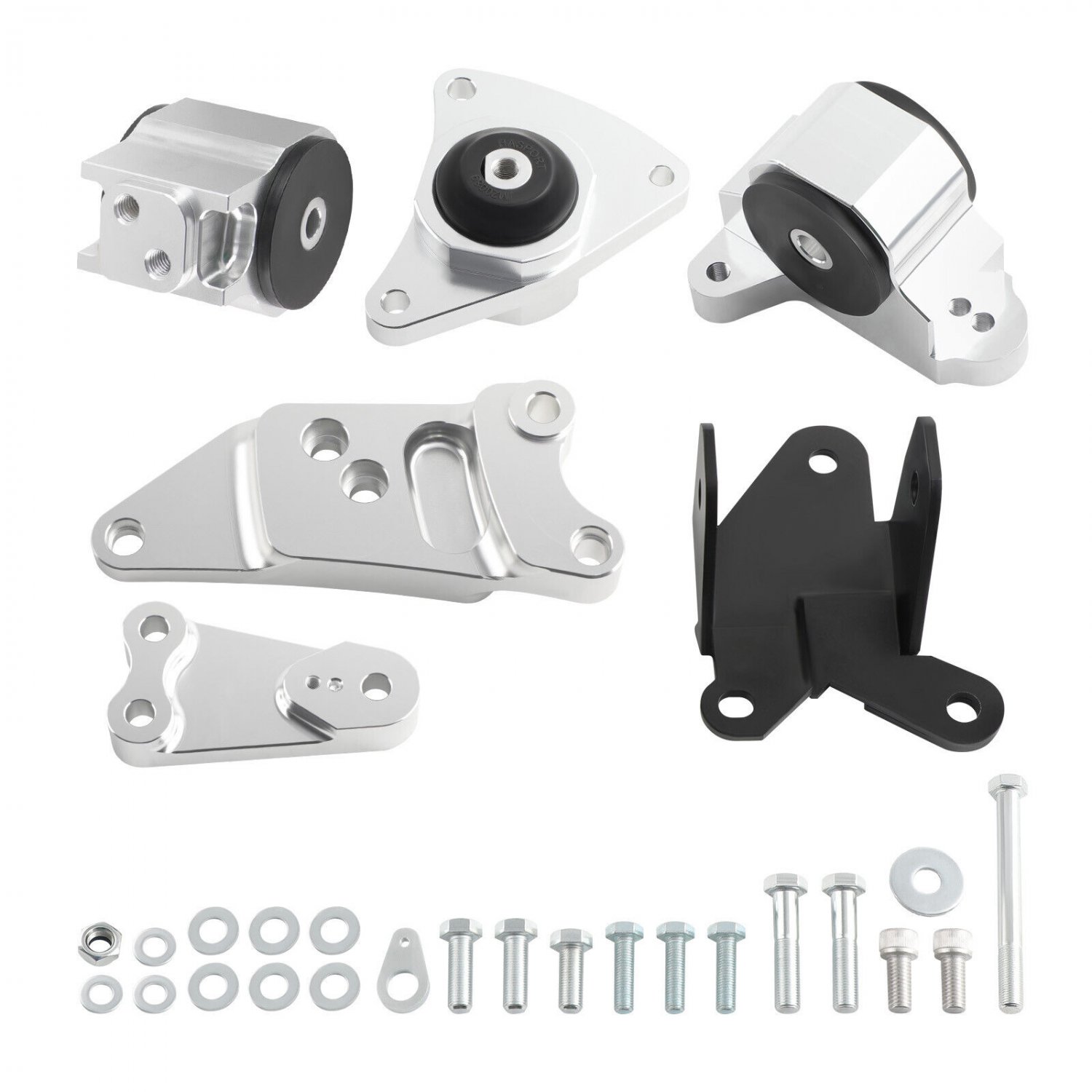 6 Pcs Engine Motor Mount Kit for Acura RSX 02-06 for Honda Civic SI HB EP3 02-05