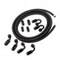 -8AN AN-8 AN8 Fitting 11MM Steel Nylon Braided Fuel Oil Hose Line 5 Metre Kit