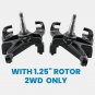 Pair 3" Lowering Drop Spindle 1.25" Rotor For Chevy C10 GMC C1500 1973-1987 2WD
