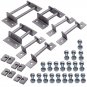 3 Row Seat Brackets with Strikers & Bolts for GMC Yukon 2000-2014