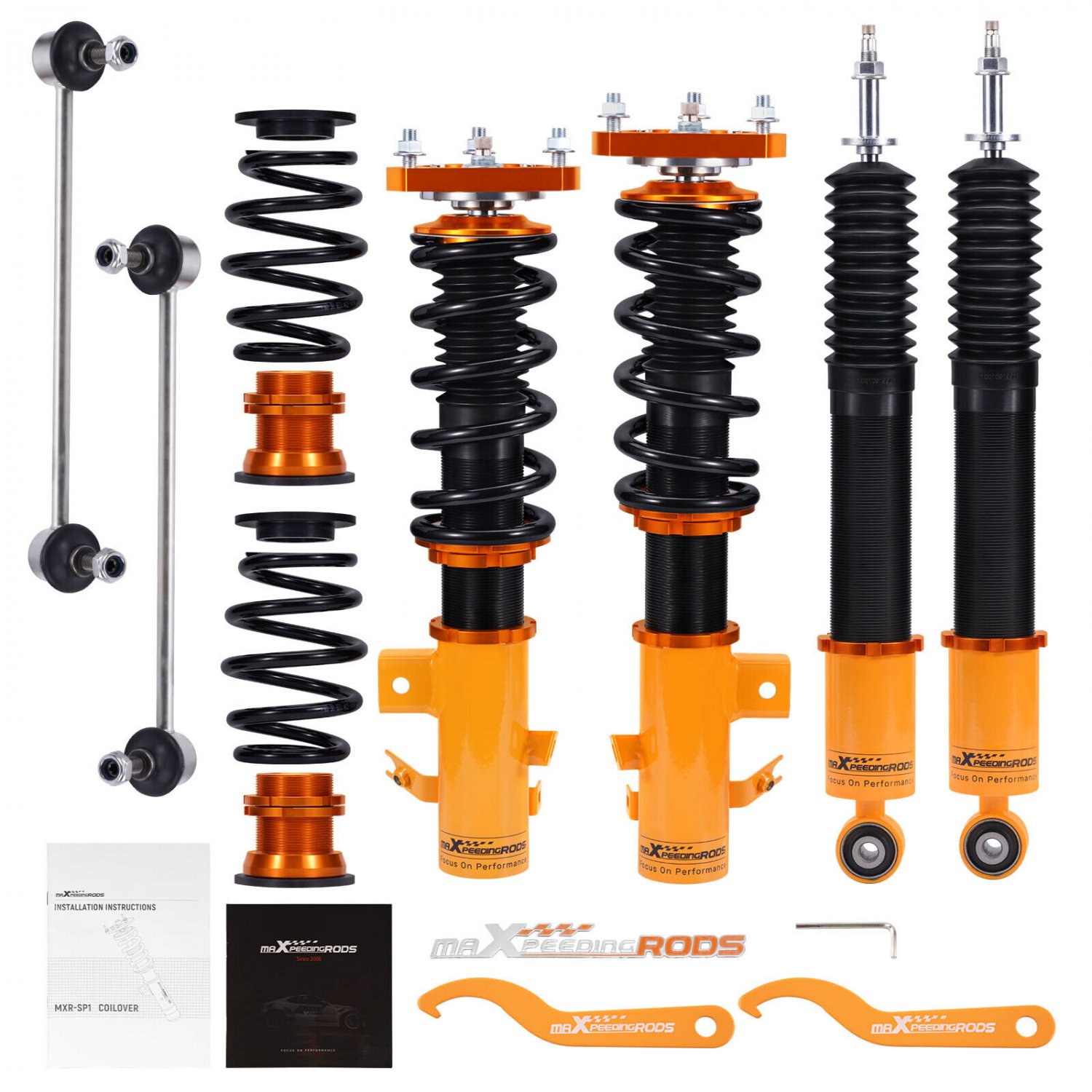 24 Way Adjustable Damper Coilovers Lowering Kit for Honda Civic 12-15 FG FB