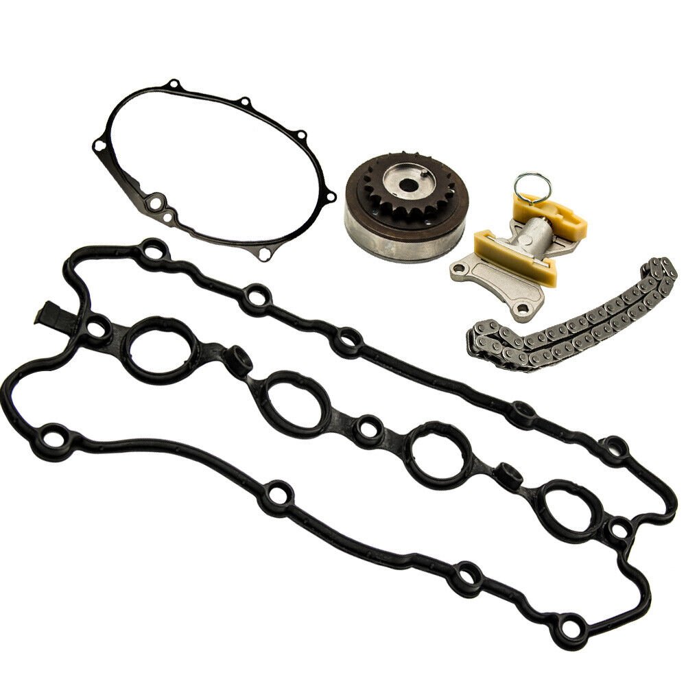 5Pcs Cam Timing Adjuster Chain Tensioner Gasket Kit Fit VW Passat GTI 2.0T Audi