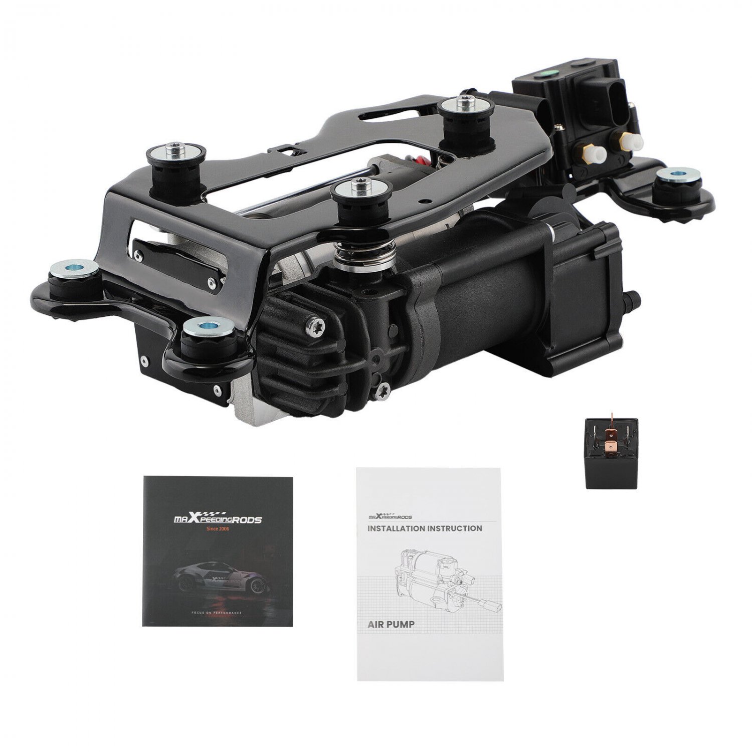 Air Compressor Pump W/ Bracket For BMW X5 F15 X6 F16 2014-2018 37206850555