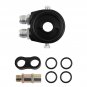13 Row AN10 Universal Trust Oil Cooler +3/4*16& M20 Filter Adapter Hose Kit