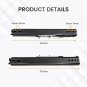 2Pcs Front Universal Dual Slider Seat Rail Brackets Locking LH & RH