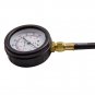 Oil Fuel Pump Pressure Injection Tester Gauge Gasoline Fittings Hoses Tool Kit