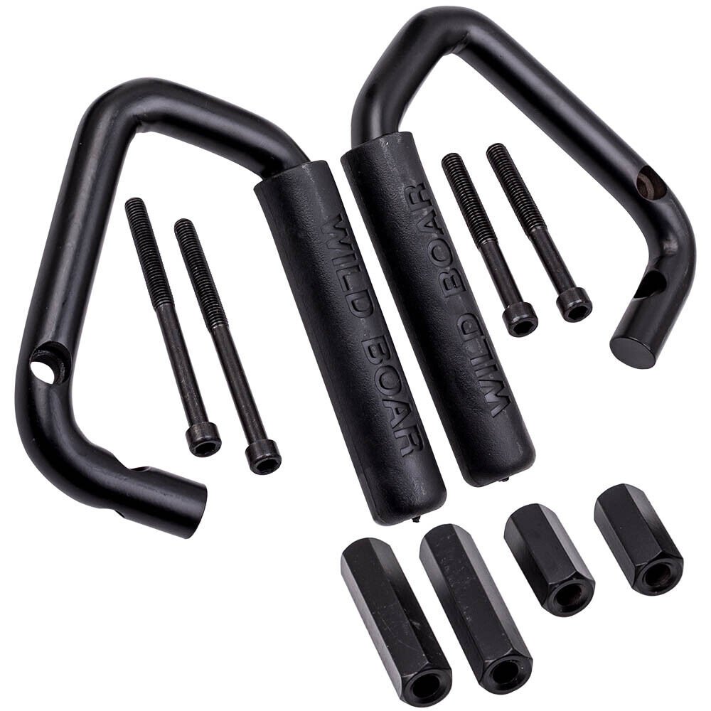 Front Grab Handles Solid Steel For Jeep Wrangler JK Unlimited 2007-2015-2017
