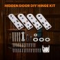 360 Degree Rotation Hidden Door Pivot Hinge Furniture Hardware Kit