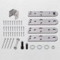 360 Degree Rotation Hidden Door Pivot Hinge Furniture Hardware Kit