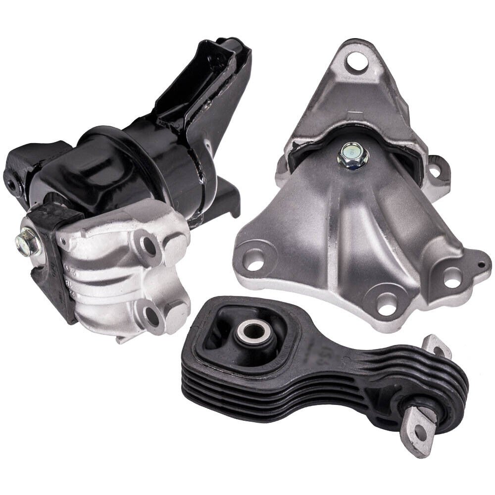 3 Pcs Hydraulic Motor Mount & Trans Mount Set for Honda Civic 2012 2013 1.8L