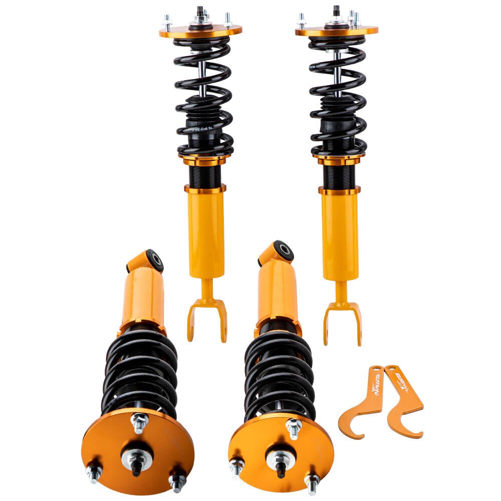 Set(4) Coilover Struts For Toyota Supra 1993-1998 Lexus SC300 SC400 Adj. Height
