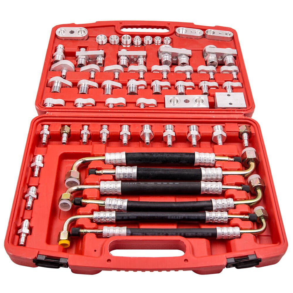 A/C Compressor Pipes Leaking Detector Detection Tester Manifold Tool Kit