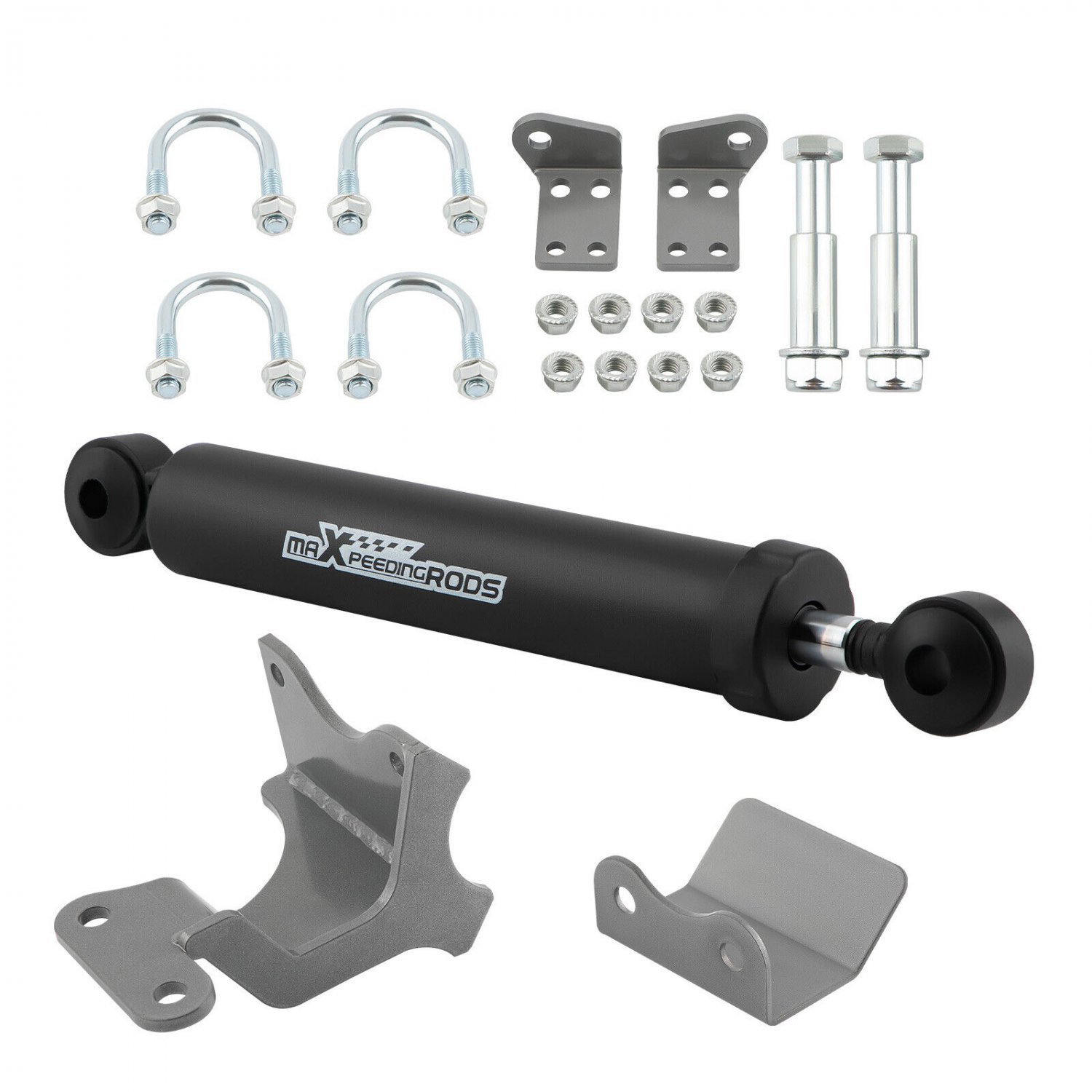 Single Steering Stabilizer For Jeep Wrangler JK 2007-2018 Fit 2-8" Lift Kit