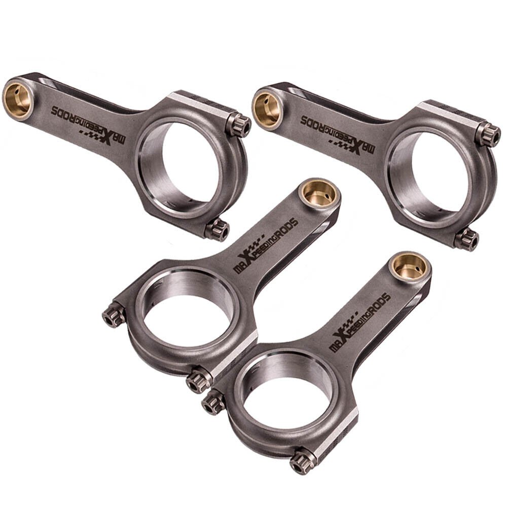 4pcs H-Beam Connecting Rods Conrod for Ford Sierra Escort RS Cosworth YB 5.374''