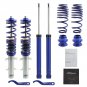 Coilover Struts Suspension Spring Kit For VW GOLF / GTI / JETTA MK4 99-05 Blue