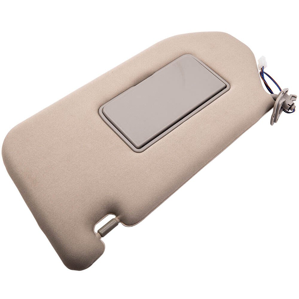 Sun Visor Left Driver Tan for Nissan 13-18 Pathfinder, 14-17 for Infiniti QX60