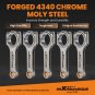 5pcs Forged H-Beam Connecting Rods+ARP 2000 Bolts for Volvo S60 R 2.5L 5.630"