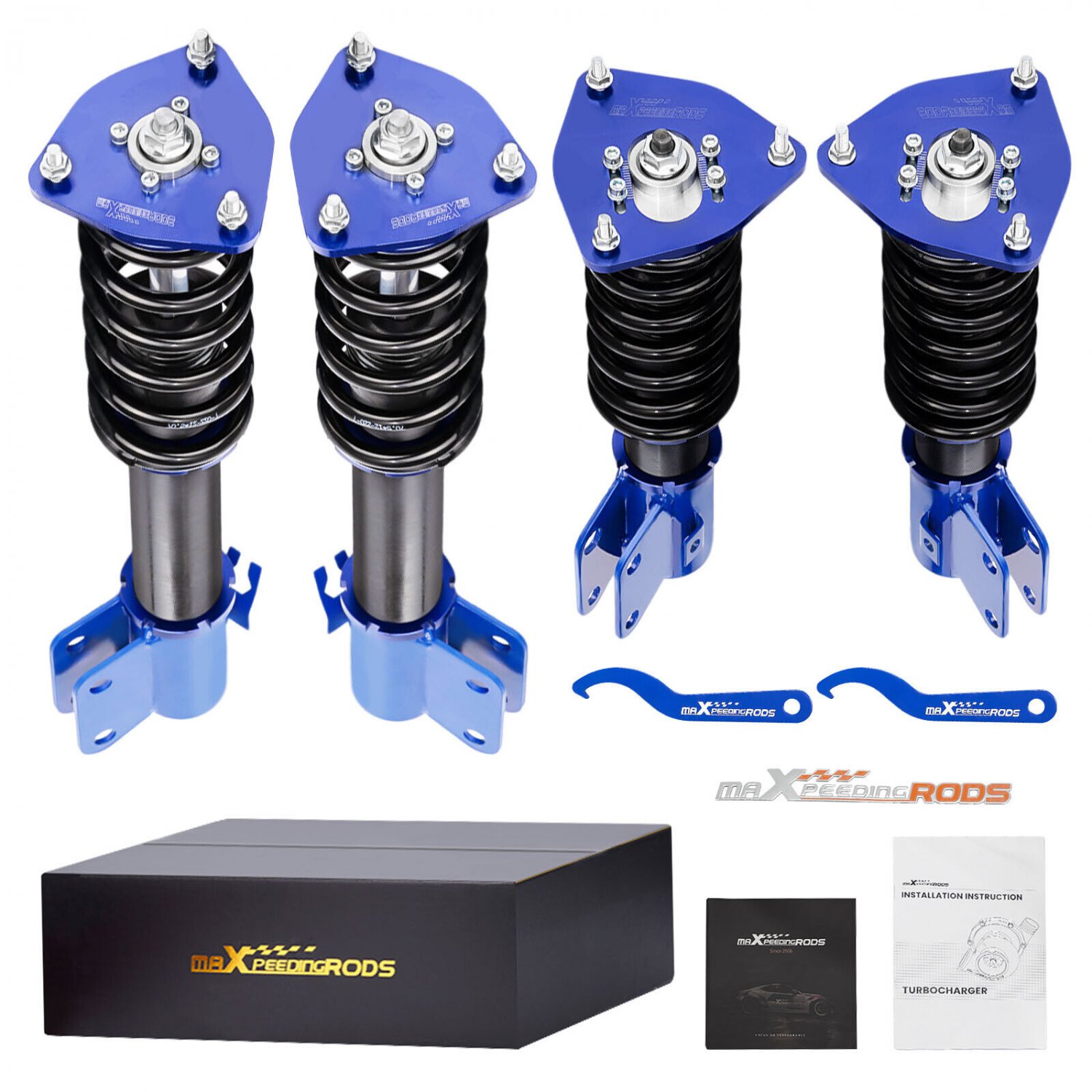 Maxpeedingrods Lowering Coilover Suspension Kit For Subaru Impreza WRX 00-07