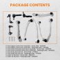 Front Control Arms Tierods Sway Bars for 2003-2009 Nissan 350Z Infiniti G35 2007
