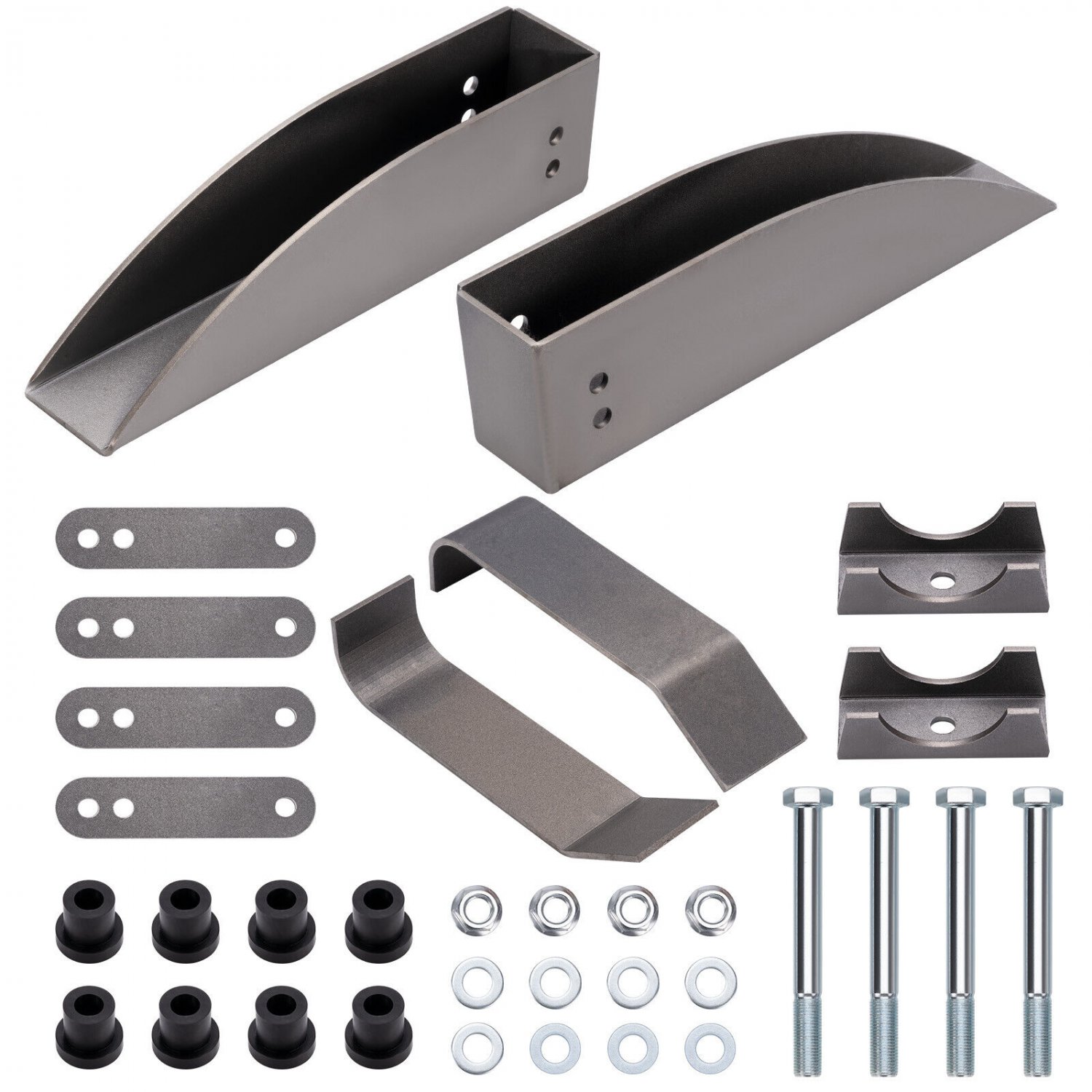 Rear Leaf Spring Relocation Pocket Kit for Chevy Belair 210 150 Series 55-57