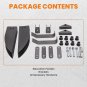 Rear Leaf Spring Relocation Pocket Kit for Chevy Belair 210 150 Series 55-57