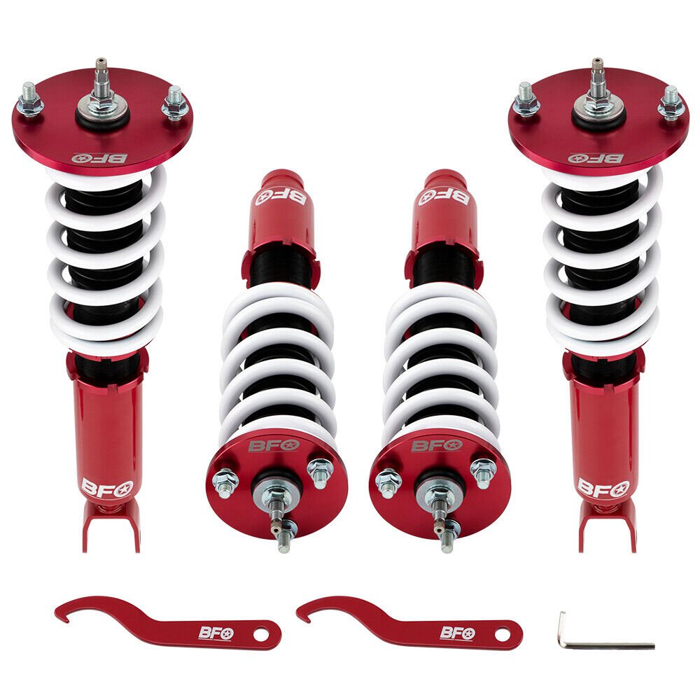 Adj. Damper Coilover Suspension Kit FOR Honda Accrod EX LX DX SE 1990-1997