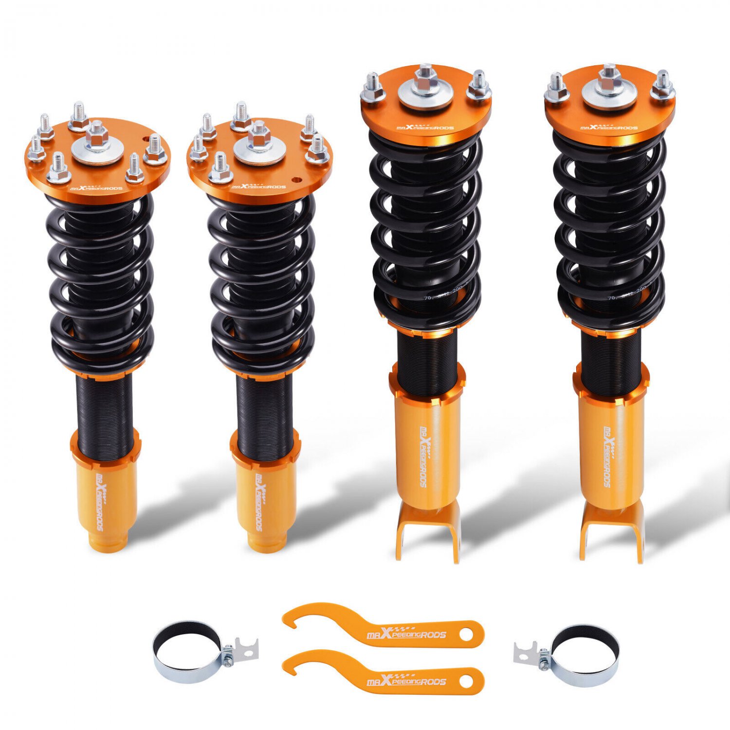 Coilovers Shocks+Springs Suspension Kit Adj. Height For Honda Accord 08-12