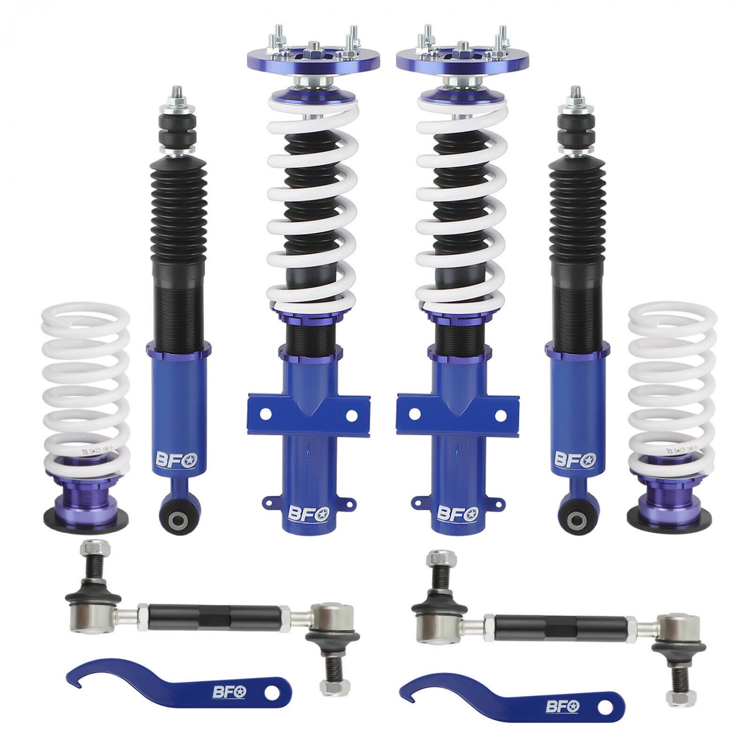 BFO Coilovers Height Adjustable Struts Absorber For Ford Mustang 2005-2014