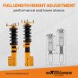 Front + Rear Coilovers Lowering Kit For Hyundai Veloster 2013-2015 Adjustable