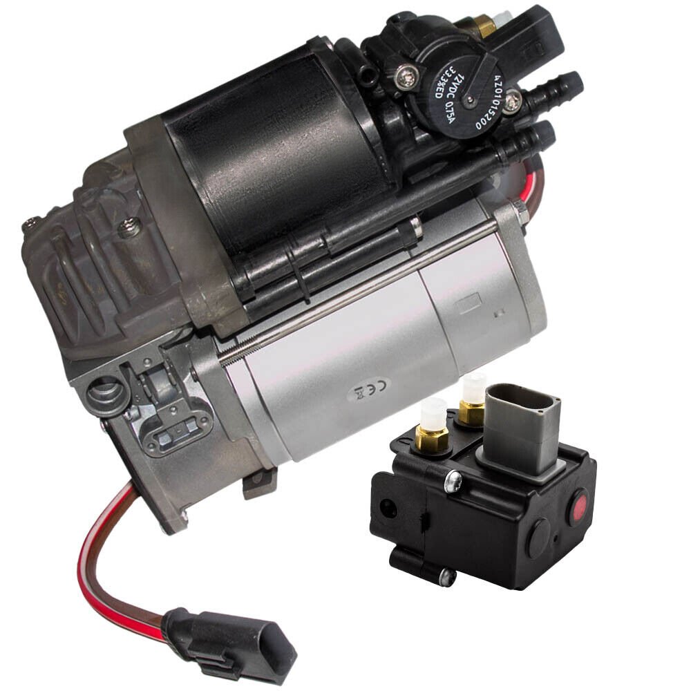 Air Pump w/ Valve Control Unit For BMW F07GT F11 F01 F02 760i 535i 37206784137