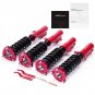 4Pcs Coilovers Suspension Lowering Kit Adj Height For Toyota Camry 2002-2006