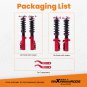 4Pcs Coilovers Suspension Lowering Kit Adj Height For Toyota Camry 2002-2006