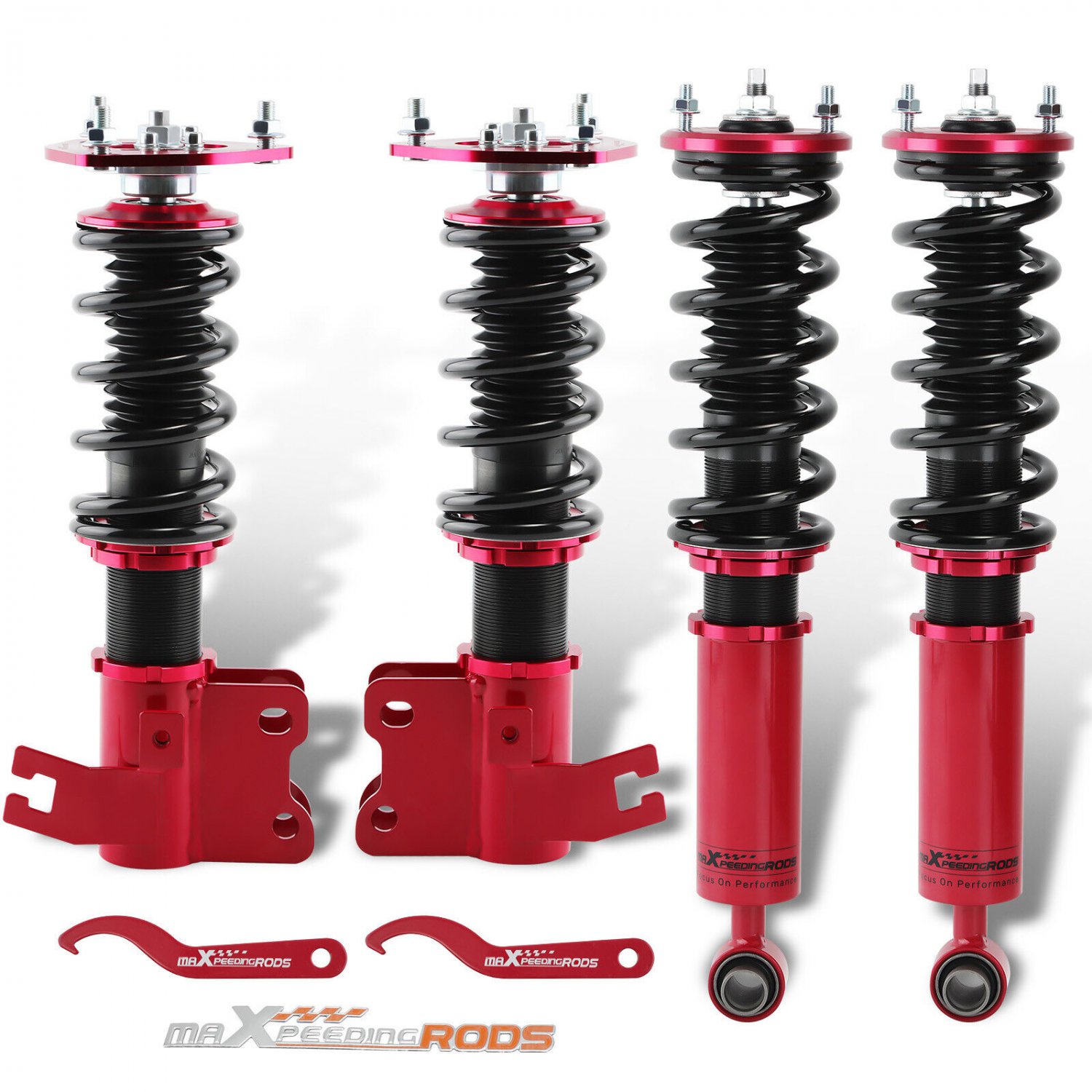 MaXpeedingrods Coilovers Lowering Kit For Nissan S13 240SX 89-94 Adj.height
