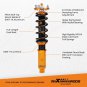 Maxpeedingrods Adjustable Coilover 24 Way Damper Struts For Acura TSX 2004-2008