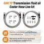 2pc 70" Braided Transmission Cooler Hose Line Kit -6AN For GM 4L60E 4L80E