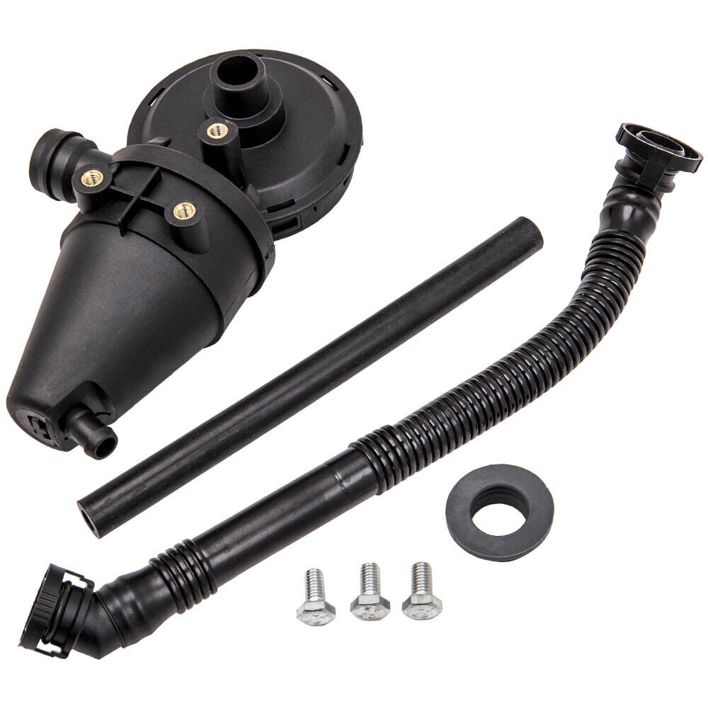 Oil Separator Crankcase PA66  Vent Valve & Breather Hose for BMW 323i  98 - 99