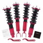 Front + Rear 4Pcs Coilovers Lowering Kit For Honda Accord 08-12 Acura TSX 09-14