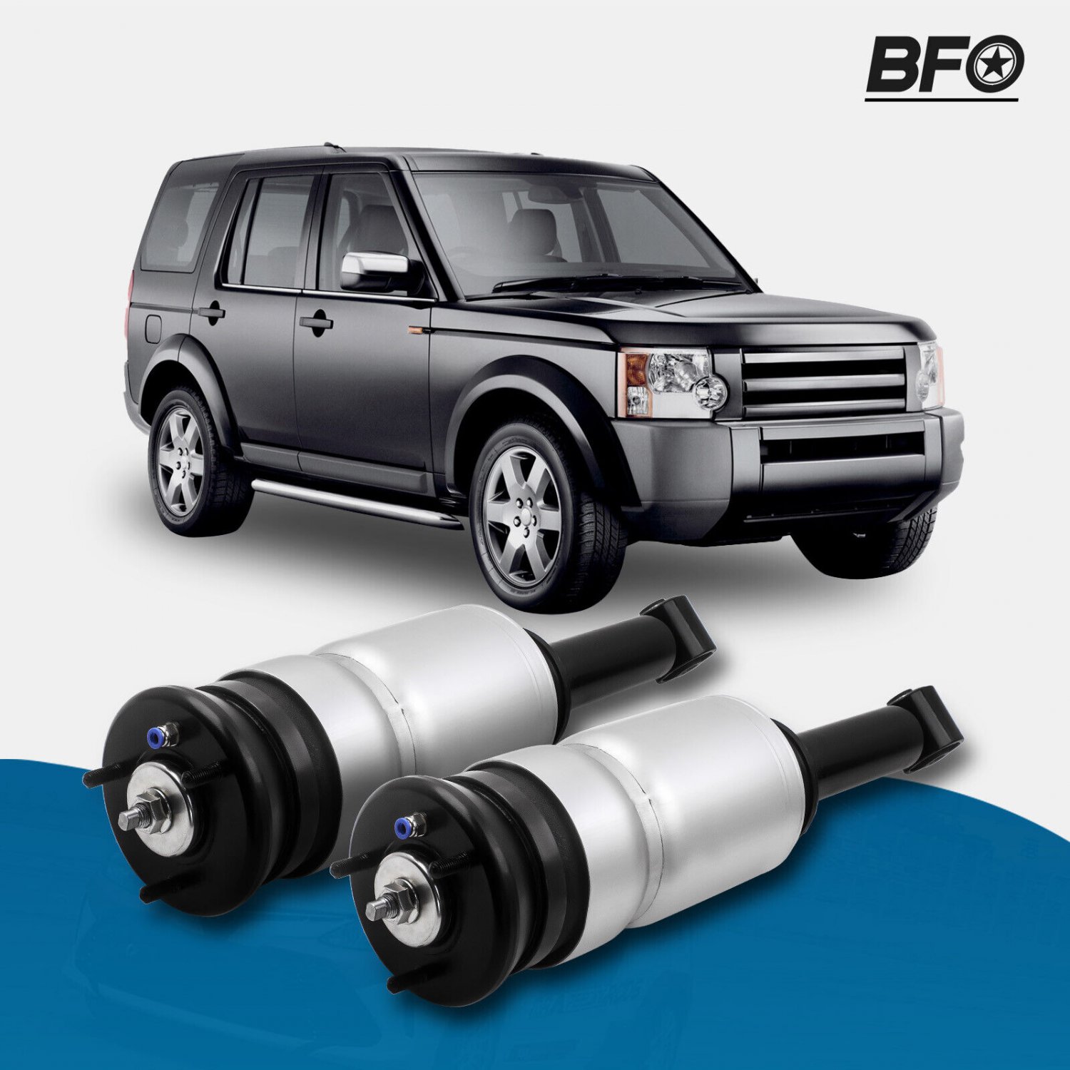 Pair Front Air Spring Shock Struts for Range Rover Sport LR3 LR4 Discovery 3 4