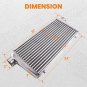 3" Inlet / Outlet Universal Front Mount Intercooler Tube and Fin 600x300x76mm