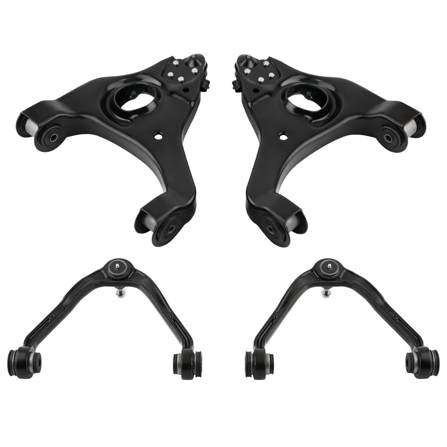 Front Upper Lower Control Arm Kit for 99-06 Chevy Silverado GMC Sierra 1500 2WD