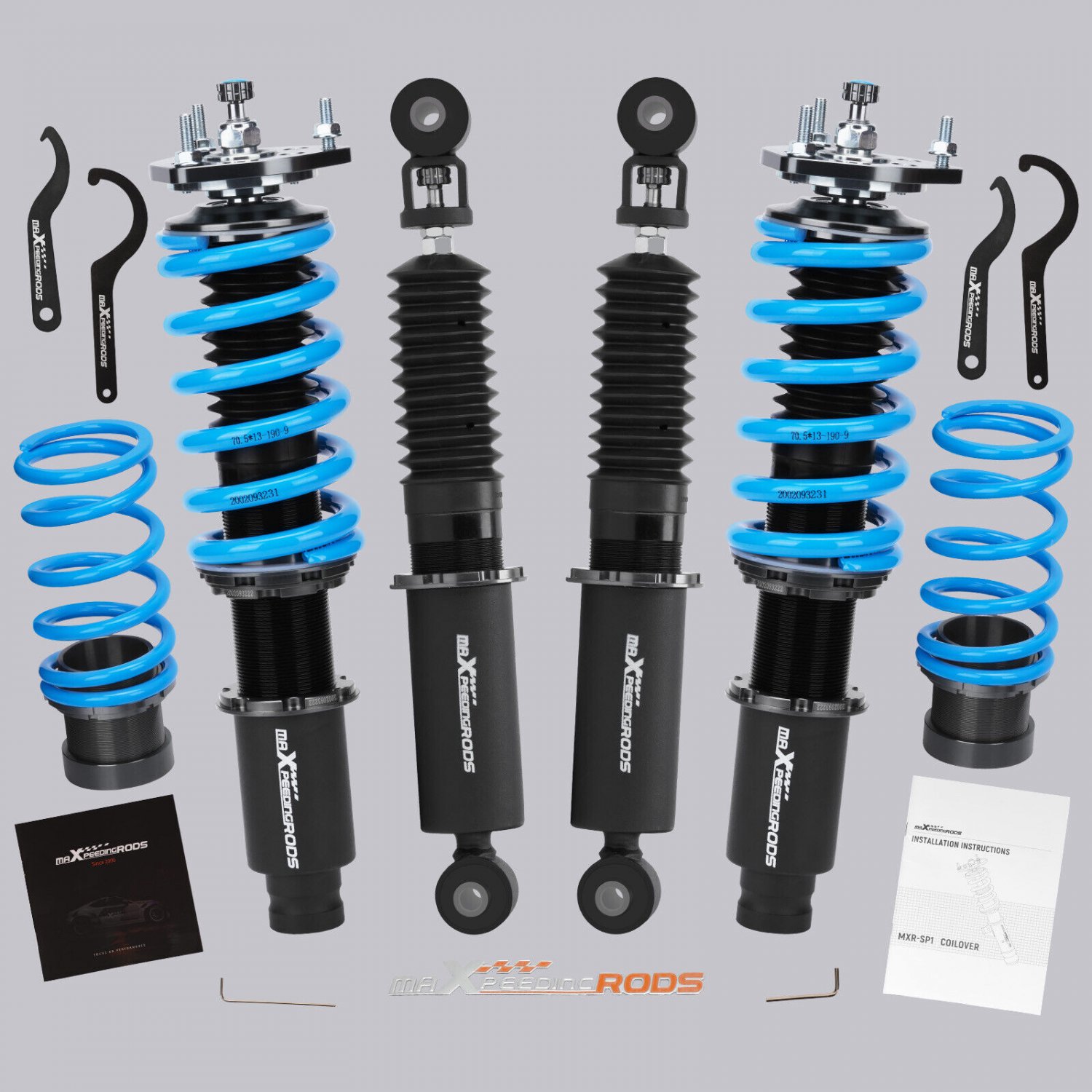 24 Step Damper Coilover Shock+Spring Kit for Mazda 6 Mazdaspeed6 03-07