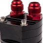 Oil Filter Relocation Male Sandwich Fitting Adapter Kit M20 X 1.5 & 3/4x16 Black