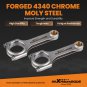 Forged H-Beam Engine H-Beam Connecting Rod+ARP2000 Bolts for Fiat 500 4.961" New