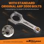 Forged H-Beam Engine H-Beam Connecting Rod+ARP2000 Bolts for Fiat 500 4.961" New