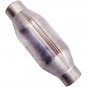 2x Universal Catalytic Converter 2.25" Round T409 Stainless Steel 400cell 410225